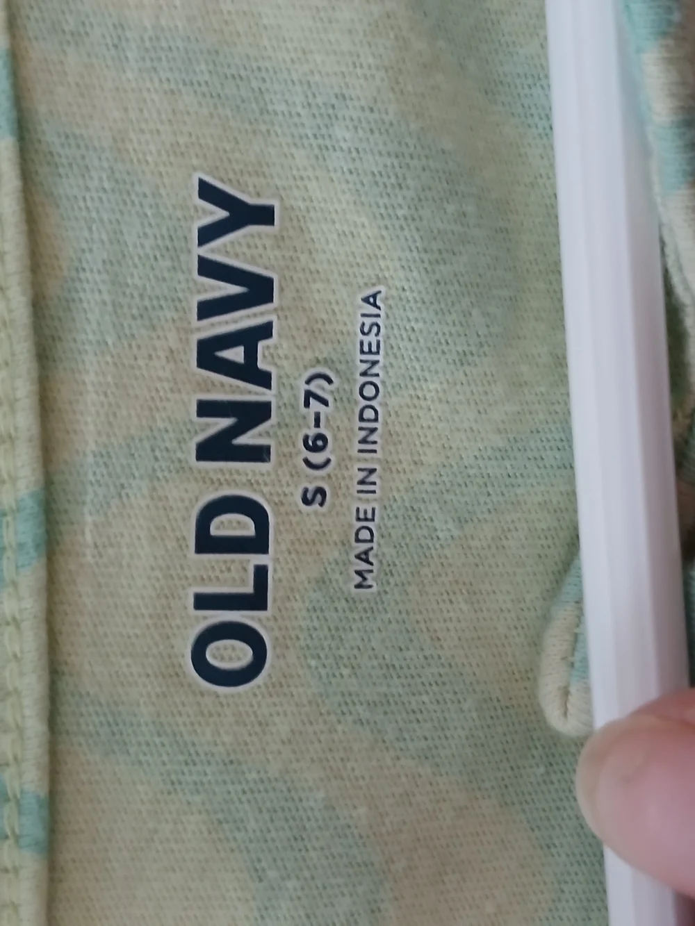 Old Navy Girls' Light Aqua Wave Print Romper